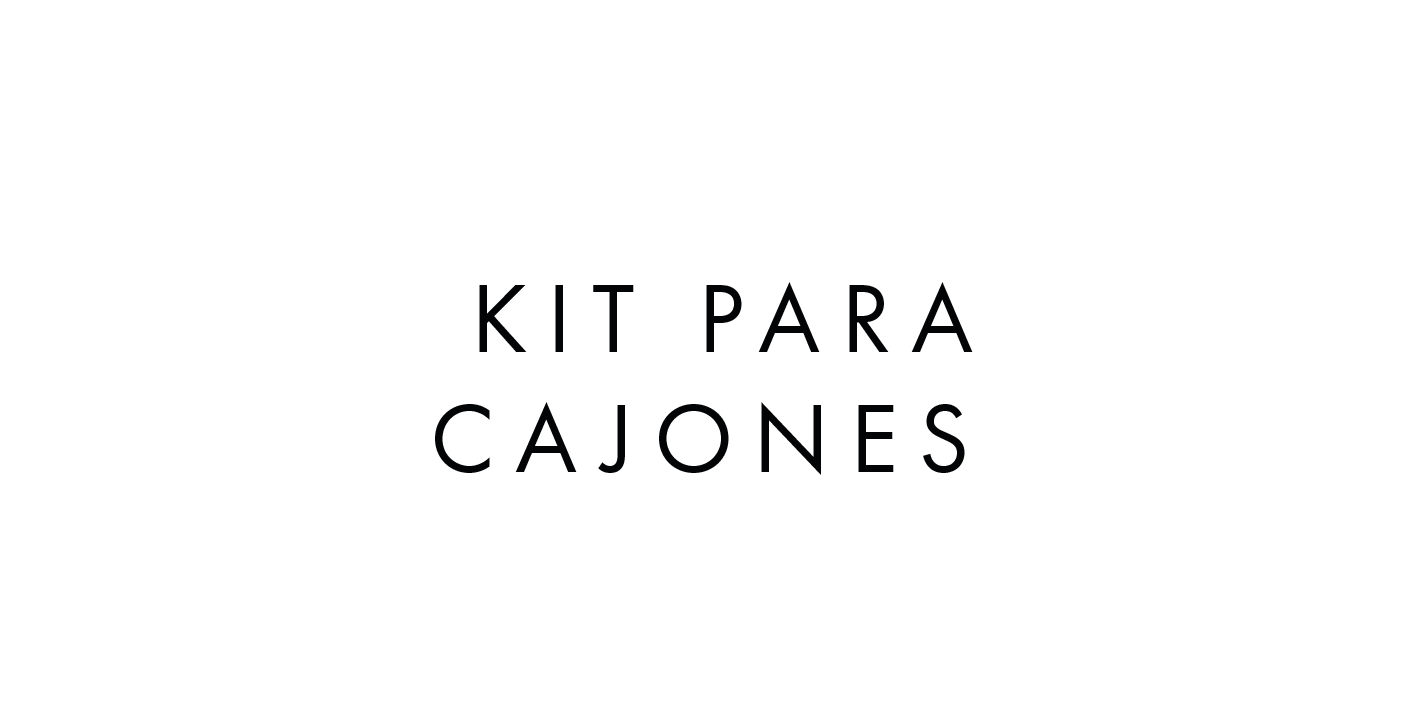  KIT para cajones 